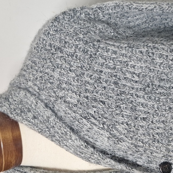 NEW! Mens Big & Tall Chunky Shawl Collared Cardigan, Goodfellow - Light Gray - Picture 3 of 6